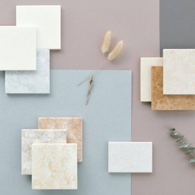 Assorted decorative laminate surfaces