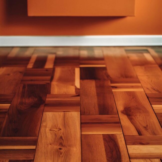 Distinctive mixed wood pattern